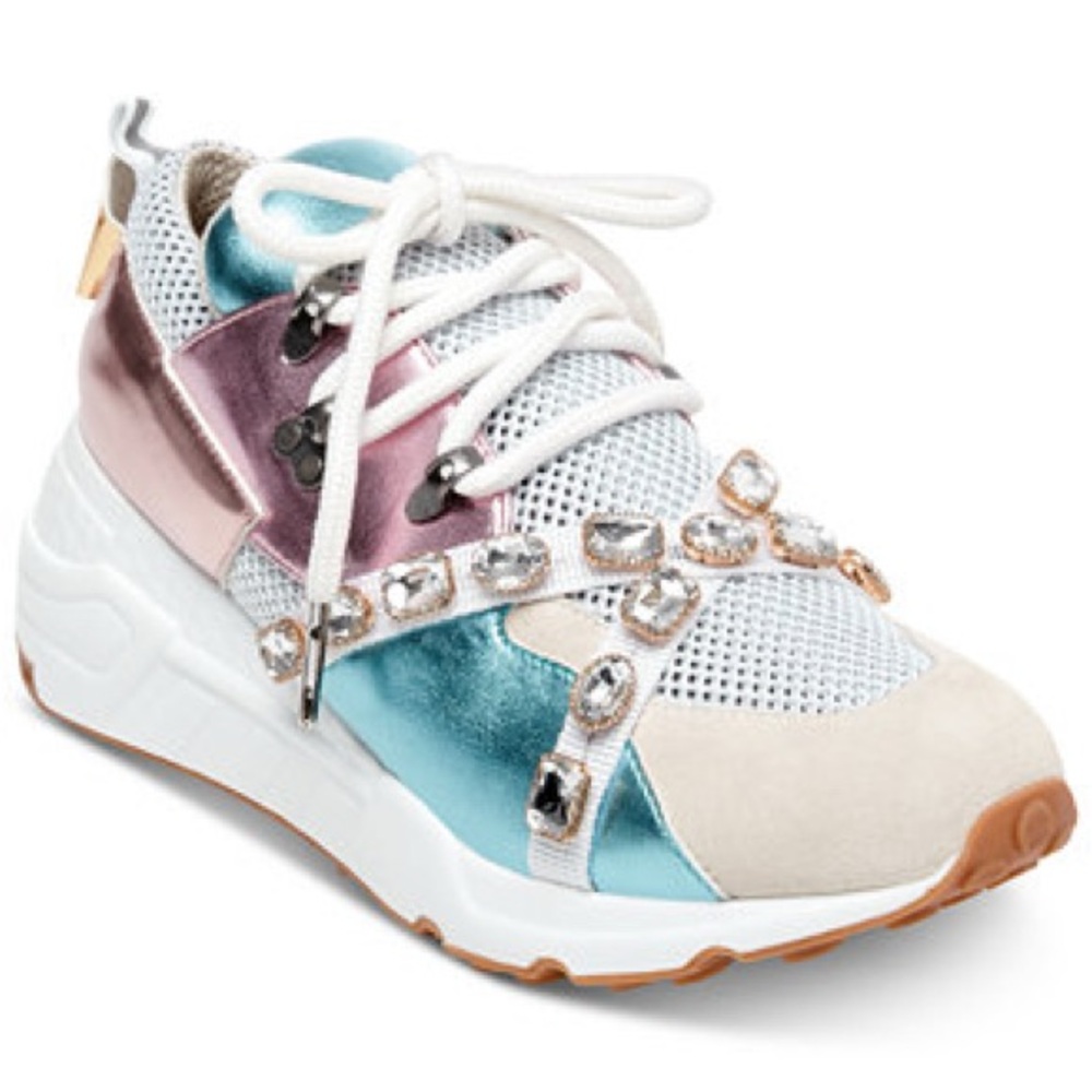 Steve Madden Credit Multicolor Embellished Sneakers, 7.5